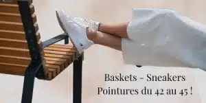 Basket sneakers femme grande pointure 42 43 44 45
